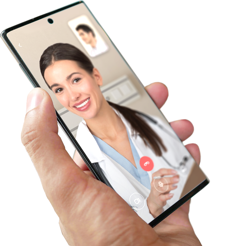 Medical consultation via video, audio or chat